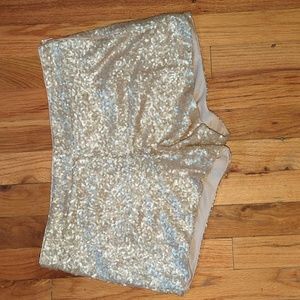 Gold Sequin Shorts
